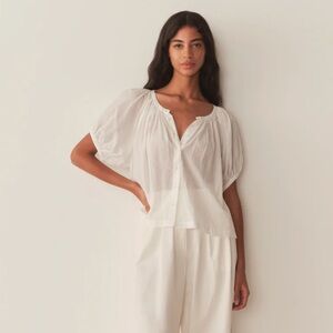 Doen June Blouse in salt - medium